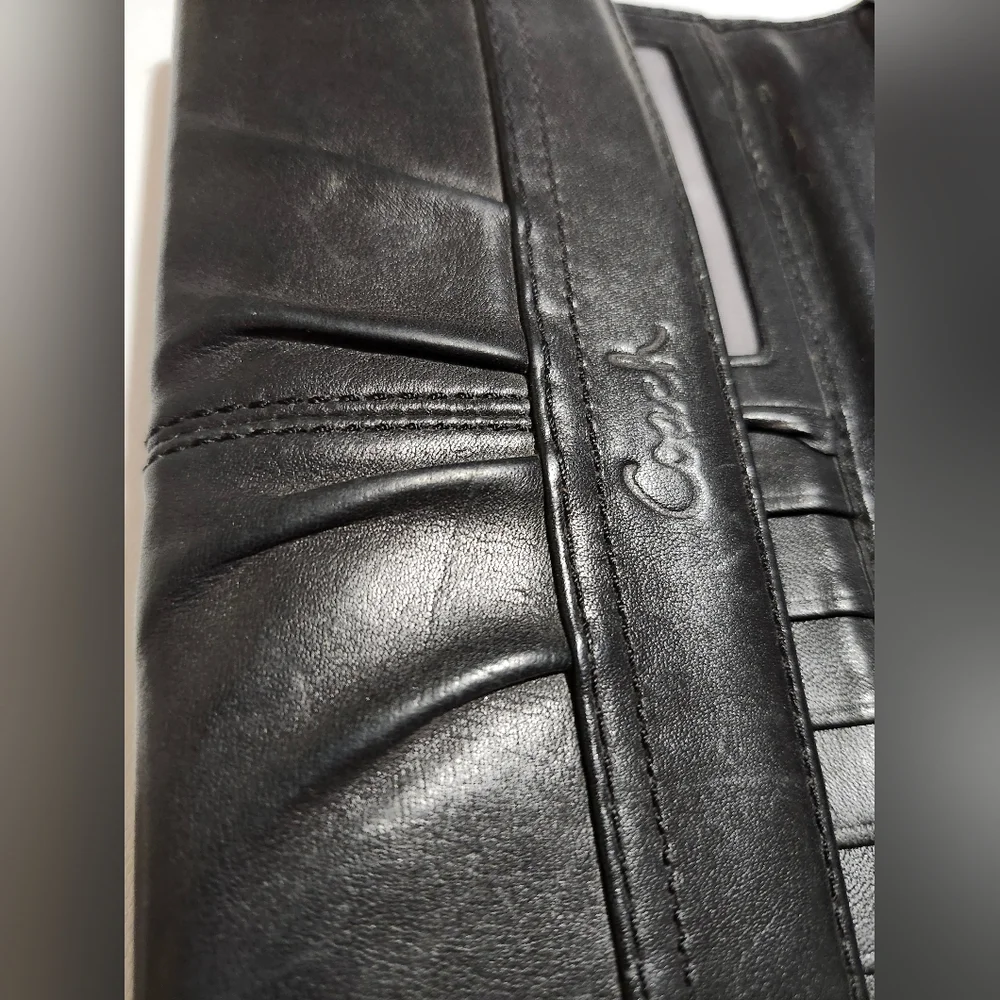 Black Leather Coach Wallet - Picture 6 of 6